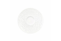Nori, Kombi-Untertasse mit Relief ø 136 mm weiß