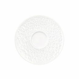 Nori, Kombi-Untertasse mit Relief ø 136 mm weiß