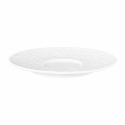 Nori, Kombi-Untertasse mit Relief ø 166 mm weiß