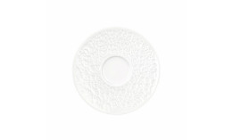 Nori, Kombi-Untertasse mit Relief ø 136 mm weiß