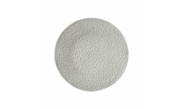Nori, Teller flach mit Relief ø 215 mm silbergrau