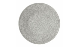Nori, Teller flach mit Relief ø 282 mm silbergrau
