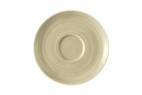 Terra, Kombi-Untertasse mit Relief ø 161 mm sandbeige
