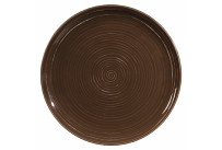 Terra, Speiseteller mit Relief ø 299 mm erdbraun
