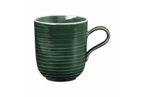 Terra, Becher mit Henkel / mit Relief ø 124 mm / 0,40 l moosgrün