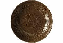 Terra, Coupteller tief mit Relief ø 260 mm / 1,65 l erdbraun