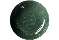 Terra, Coupteller tief mit Relief ø 260 mm / 1,65 l moosgrün