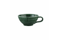 Terra, Teetasse mit Relief ø 109 mm / 0,14 l moosgrün