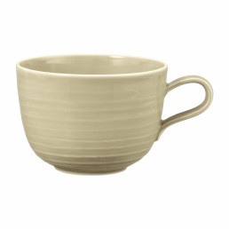Terra, Milchkaffeetasse mit Relief ø 136 mm / 0,40 l sandbeige