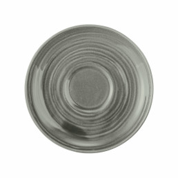 Terra, Teeuntertasse mit Relief ø 133 mm perlgrau