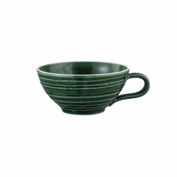 Terra, Teetasse mit Relief ø 109 mm / 0,14 l moosgrün