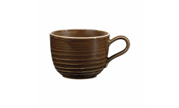 Terra, Kaffeetasse mit Relief ø 118 mm / 0,26 l erdbraun
