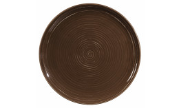 Terra, Speiseteller mit Relief ø 299 mm erdbraun