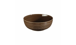 Terra, Foodbowl mit Relief ø 204 mm / 1,72 l erdbraun