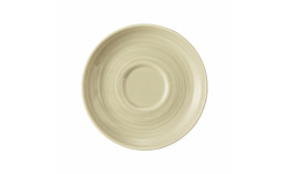 Terra, Teeuntertasse mit Relief ø 133 mm sandbeige