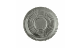 Terra, Teeuntertasse mit Relief ø 133 mm perlgrau