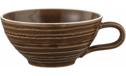 Terra, Teetasse mit Relief ø 109 mm / 0,14 l erdbraun