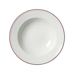 Bead Maroon Band, Pastateller ø 240 mm