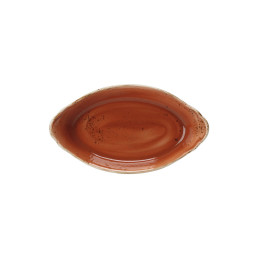 Craft Terracotta, Form oval mit Griffen 245 x 135 mm / 0,36 l