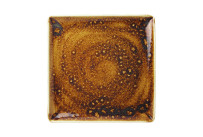 Vesuvius, Platzteller 270 x 270 mm Amber