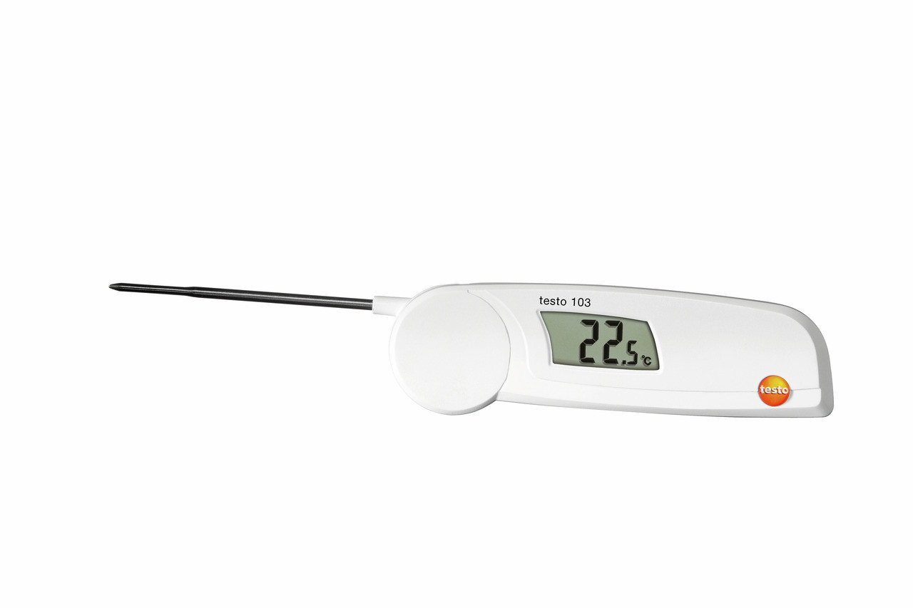 205 Einhand-pH-/Temperatur-Messgerät Set mit Einstechsonde - J