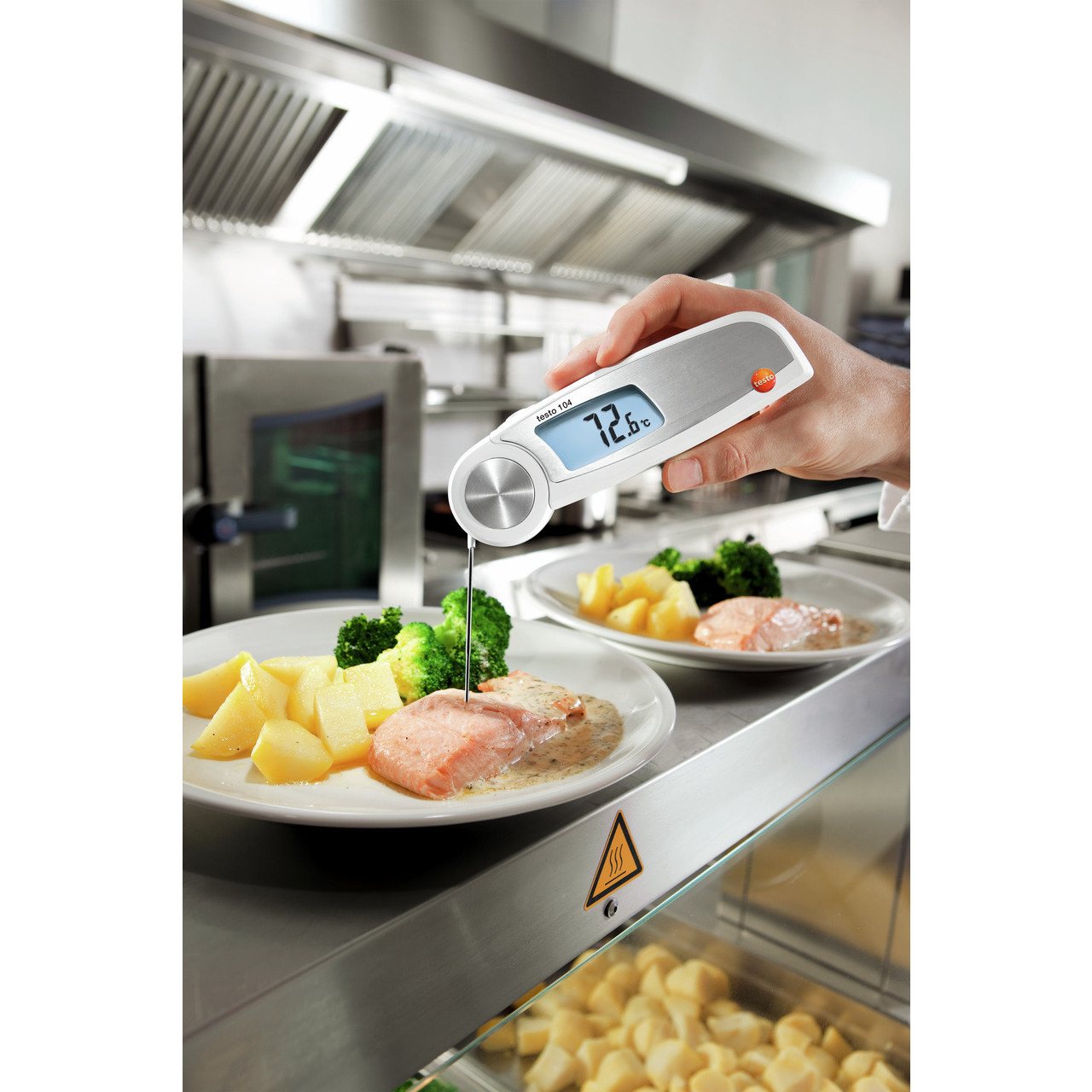 104 Klapp-Thermometer wasserdicht -50°C bis +250°C Fühler 106 mm lang - TW  Gastro-Service Online Shop