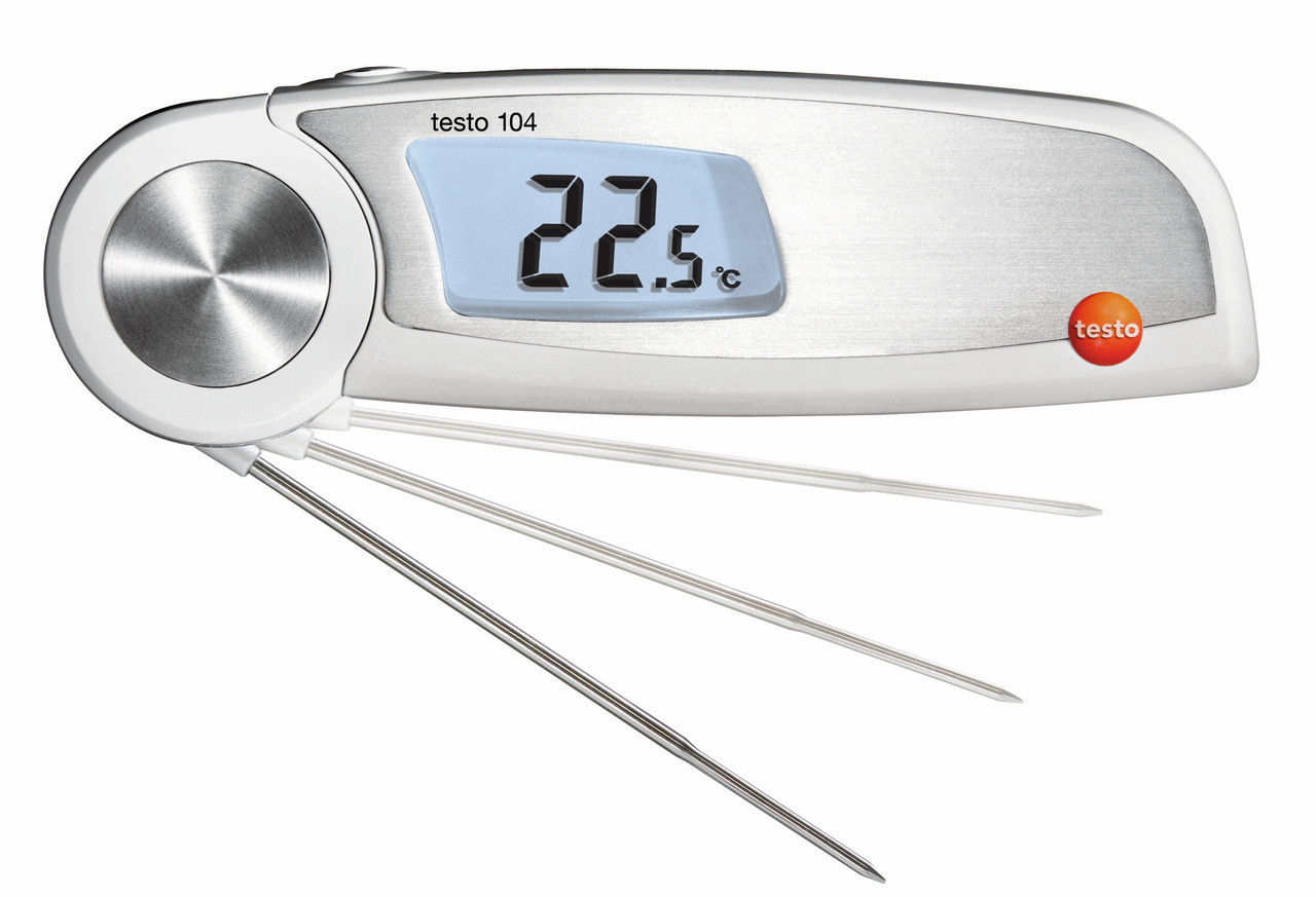 104 Klapp-Thermometer wasserdicht -50°C bis +250°C Fühler 106 mm