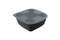 GoodBowl Big 5er Set 1,30 l / 185 x 185 x 76 mm anthrazit
