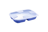 GoodBowl Trio 5er Set 0,58 l + 2 x 0,22 l / 247 x 185 x 51 mm blau
