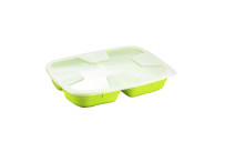 GoodBowl Trio 5er Set 0,58 l + 2 x 0,22 l / 247 x 185 x 51 mm lime