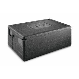 EPP-Box Unistar 33,00 l / 695 x 495 x 185 mm schwarz mit Deckel