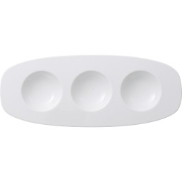 Affinity, Kompartimentenplatte oval 300 x 120 mm