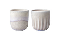 Perlemor Sand, Becher Set 2-tlg. Ø 85 mm / 0,37 l