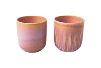 Perlemor Coral, Becher Set 2-tlg. Ø 85 mm / 0,37 l