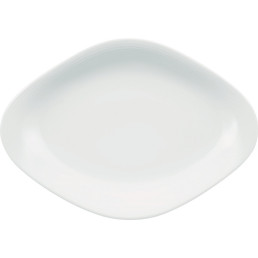 Sedona, Teller flach oval 360 x 250 mm weiß