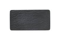 The Rock Black Shale, Platte rechteckig 350 x 180 mm schwarz
