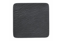 The Rock Black Shale, Platte quadratisch 325 x 325 mm schwarz
