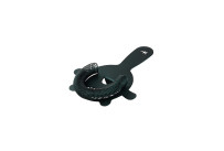 Barsieb mit Feder / 4 Zinken ø 80 mm blau matt