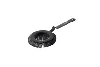 Barsieb mit Feder ø 85 mm schwarz matt