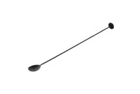 Barlöffel Twisted mit Stößelende 400 mm schwarz matt