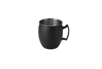 Moscow Mule ø 90 mm / 0,50 l gehämmert schwarz matt
