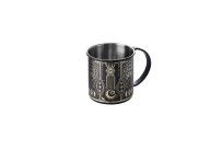 Moscow Mule Tattoo ø 90 mm / 0,45 l schwarz / gold