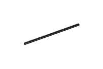 Glastrinkhalm mit Bürste 200 mm schwarz / Set á 50 Stück