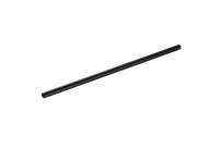 Glastrinkhalm mit Bürste 230 mm schwarz / Set á 50 Stück