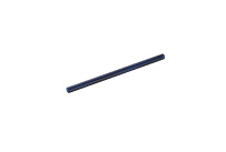 Glastrinkhalm mit Bürste 150 mm blau / Set á 50 Stück