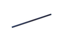 Glastrinkhalm mit Bürste 230 mm blau / Set á 50 Stück