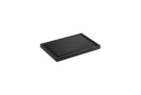Schneidbrett mit Saftrille 300 x 200 x 20 mm schwarz