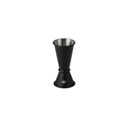 Jigger Japanese Style 90 mm hoch / 0,02 l / 0,04 l schwarz matt