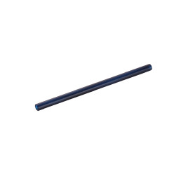 Glastrinkhalm mit Bürste 150 mm blau / Set á 50 Stück